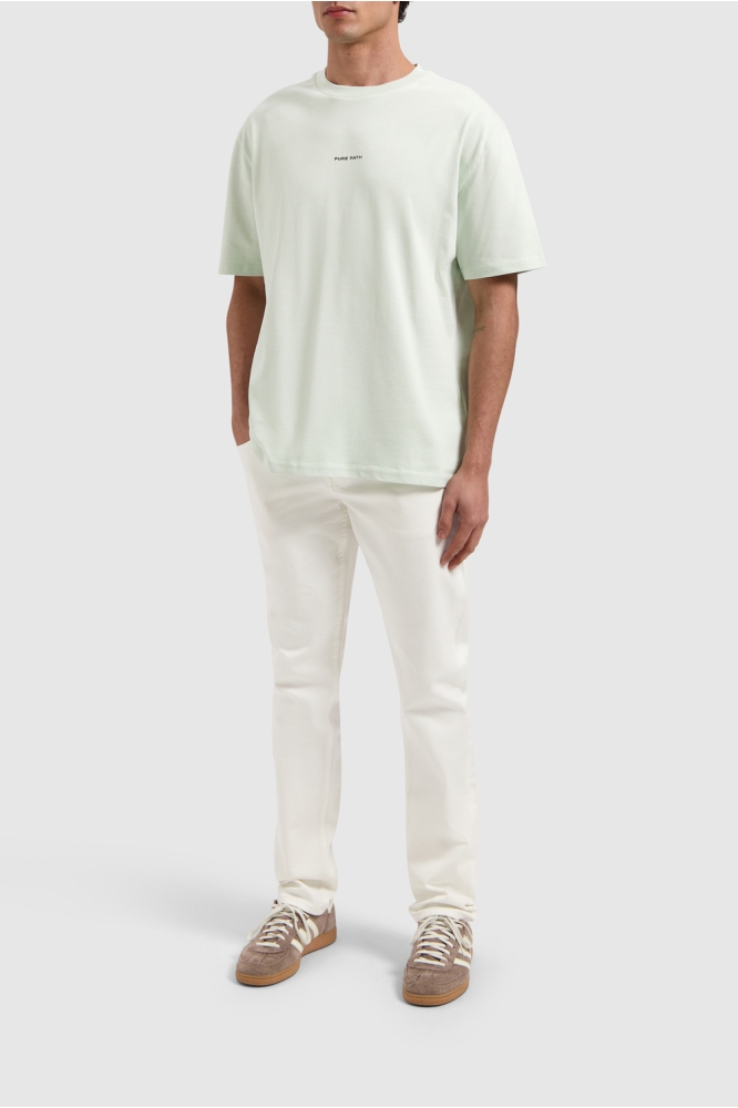 TROPICAL CREST T SHIRT 25010112 13 LIGHT GREEN